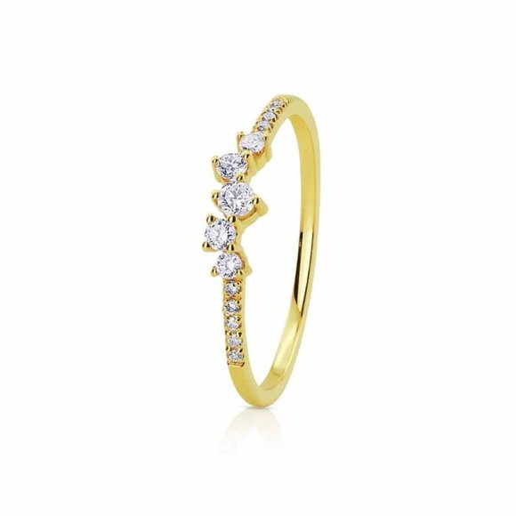 🎁 Minimalist Gold Plated Eternal Ring for Women, VIP162 - Picture 3 of 3